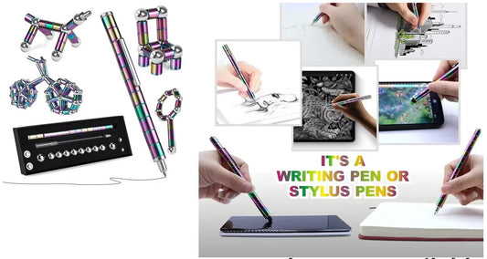 Decompression magnetic pen, fidgeting magnetic pen, multifunctional novel pen for relieving fidgety pressure